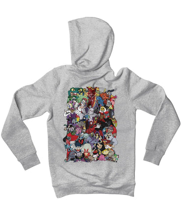 Top Notchy Bad To The Bone Back Printed Graphic Hoodie 8Ball
